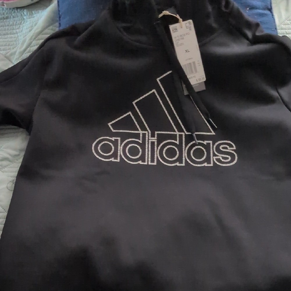 Adidas Black Pullover with Logo